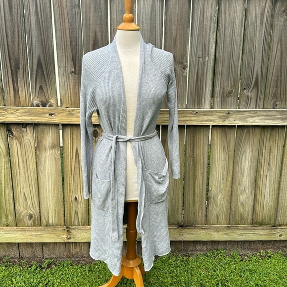 Soma Weekend long sweater cardigan, cashmere blend, size medium - Picture 1 of 6